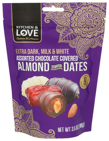 DATES ASSRTD ALMND STFFD - 3.5 OZ (Case of 8)