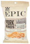 Pork Rind Sea Slt Ppr - 2.5OZ (case of 12)