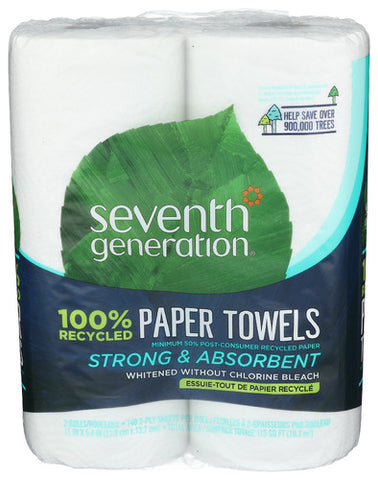 Paper Towel Wht 2Rl Pck - 1EA (case of 12)