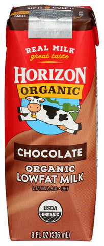 Milk 1% Choc Sngle Org - 8 FO (Case of 12)