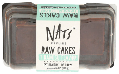 Tiramisu Duo Raw Cakes - 4.6 OZ (Case of 12)