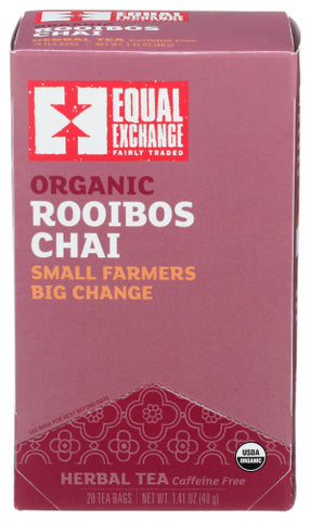 Tea Rooibos Chai Org - 20BG (case of 6)