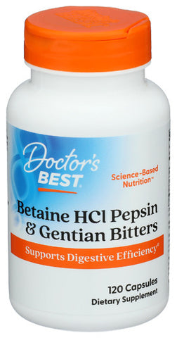 Betaine Hci Pepsin Bitter - 120 CP (Case of 1)