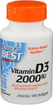 Vitamin D3 2000Iu - 180 SG (Case of 1)