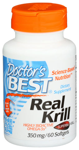 Real Krill 350Mg - 60 SG (Case of 1)