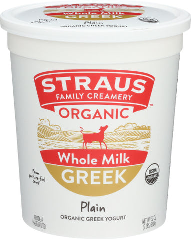 Yogurt Whole Plain - 32 FO (Case of 6)