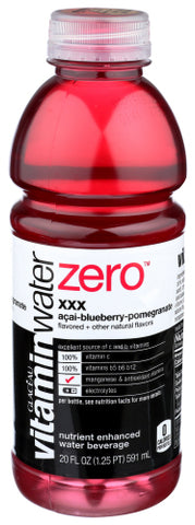 Water Zero Xxx Acai - 20 FO (Case of 12)