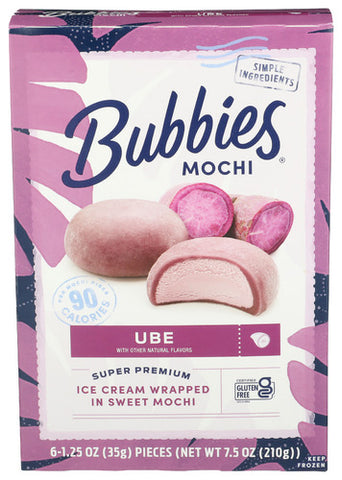 Ice Cream Mochi Ube - 7.5 OZ (Case of 8)