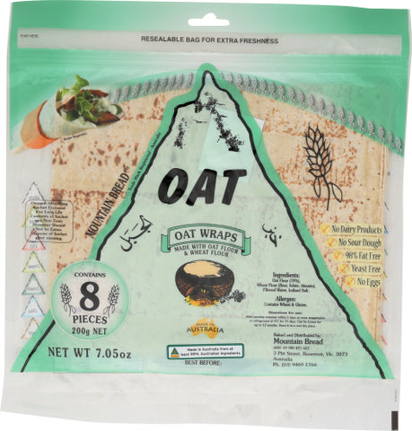 Wrap Mntain Bread Oat - 7.05 OZ (Case of 15)