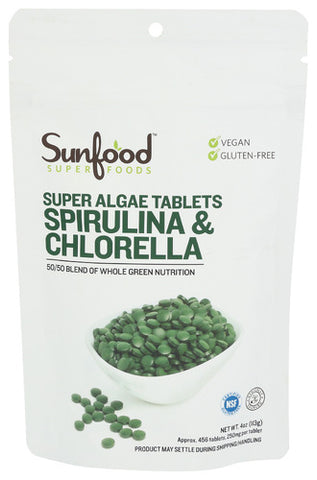 Spirulina Chlorella Tb - 4OZ (case of 1)