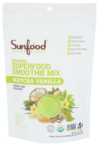 Superfood Mix Mtcha Vnla - 6 OZ (Case of 1)