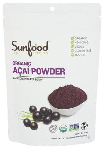 Acai Powder Organic - 4OZ (case of 1)