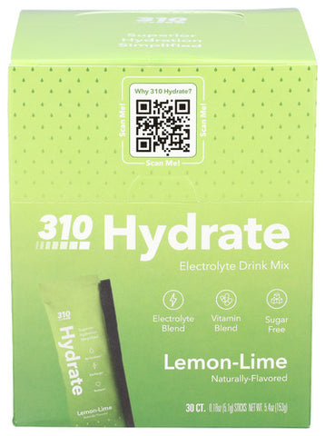 Hydrate Lemon Lime 30Pc - 5.4 OZ (Case of 1)