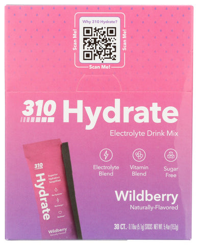 Hydrate Wildberry 30Pc - 5.4 OZ (Case of 1)