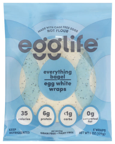 Wrap Egg White Evry Bage - 6 OZ (Case of 12)