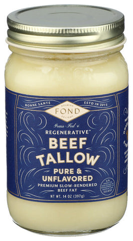 Beef Tallow Pure Unflvrd - 14 OZ (Case of 4)