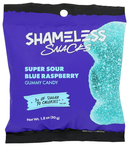 Gummy Sour Blue Raspbry - 1.8 OZ (Case of 6)