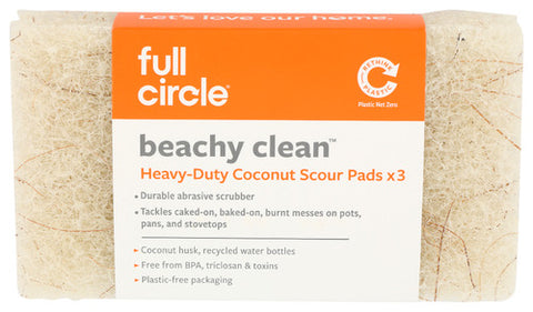 PADS SCOUR COCONUT CDU - 3 EA (Case of 12)