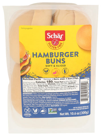 Buns Hamburger - 10.6 OZ (Case of 4)