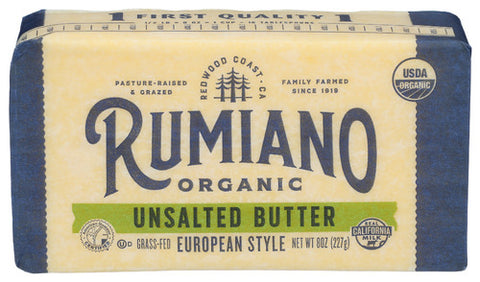 Butter Unsalted Org - 8OZ (case of 12)