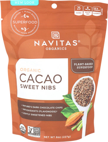 Nibs Cocoa Sweet Org - 8 OZ (Case of 6)