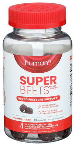 Superbeet Heart Gummy - 60 PC (Case of 1)