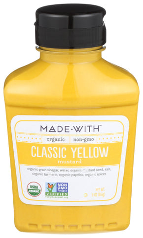 Mustard Yellow Org - 9 OZ (Case of 6)