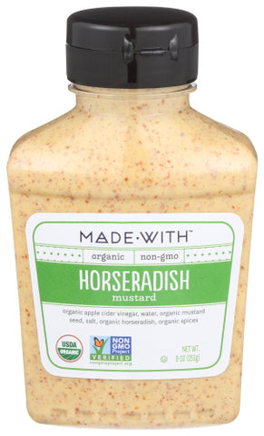 Mustard Horseradish Org - 9 OZ (Case of 6)