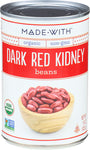 Beans Kidney Dark Red Org - 15OZ (case of 12)