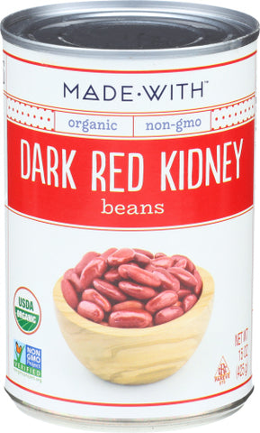 Beans Kidney Dark Red Org - 15OZ (case of 12)