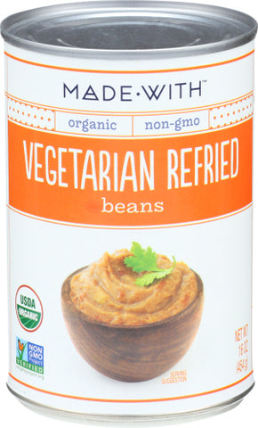 Beans Refried Vgtrn Org - 16 OZ (Case of 12)