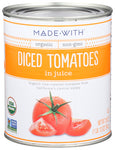 Tomatoes Diced Org - 28 OZ (Case of 12)