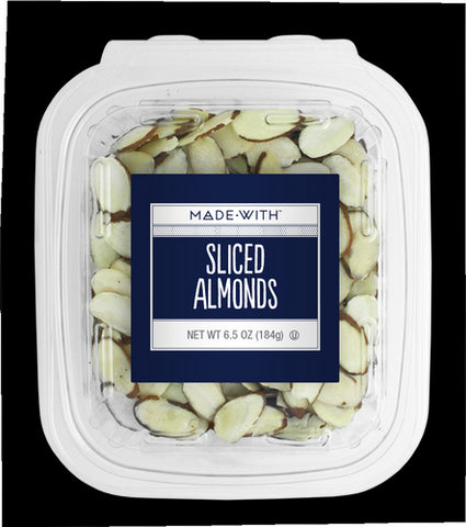 Nut Almond Sliced Tub - 6.5 OZ (Case of 12)