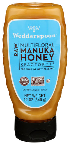 Honey Manuka Raw Mltflrl - 12 OZ (Case of 6)