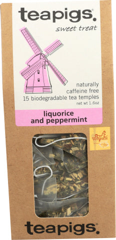 TEA LIQUORICE  & PEPPERMI - 15 BG (Case of 6)