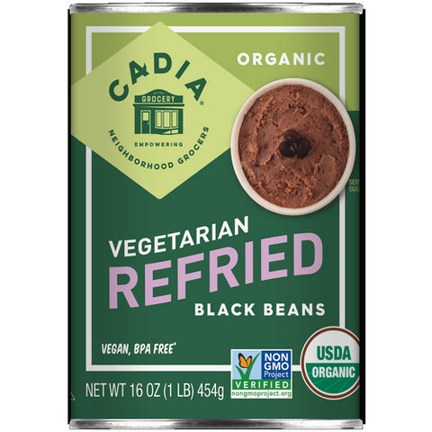 Bean Black Refried Org - 16OZ (case of 12)