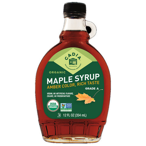 Syrup Maple Grd A Ambr Org - 12OZ (case of 12)