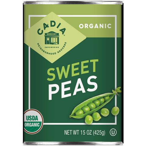 Veg Peas Sweet Can Org - 15OZ (case of 12)