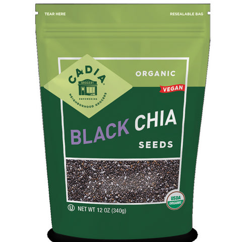 Seed Chia Black Org - 12OZ (case of 6)