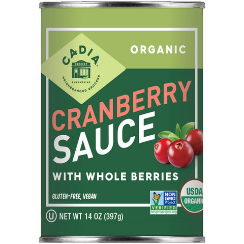 Sauce Cranberry Whole Org - 14OZ (case of 12)