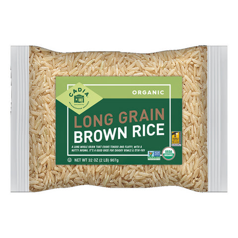 Rice Brwn Long Grain Org - 32OZ (case of 12)