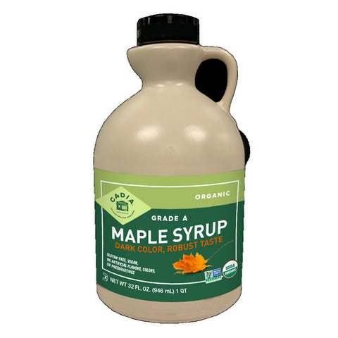 Syrup Maple Grd A Drk Org - 32 OZ (Case of 6)