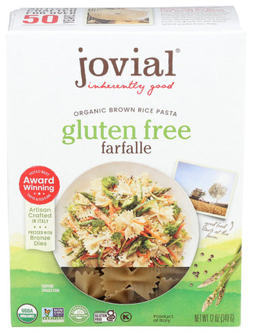 Pasta Farfalle Brwn Rice - 12OZ (case of 12)