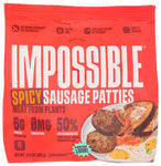 Sausage Patties Spcy Plnt - 12.8 OZ (Case of 8)