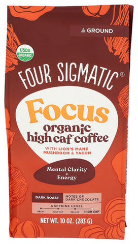 Coffe Highcaff Focus Org - 10 OZ (Case of 1)