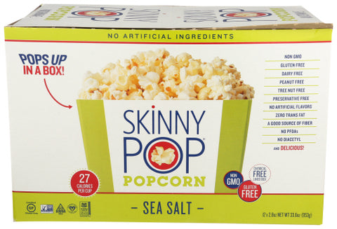 Popcorn Sea Salt 12Pk - 33.6 OZ (Case of 3)