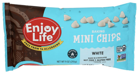 Choc Chips White Mini - 9OZ (case of 12)