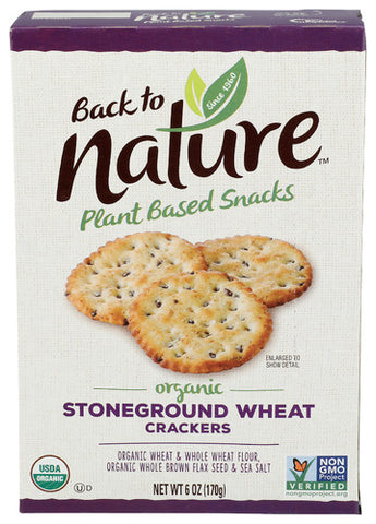 Cracker Stonegrnd Wht - 6OZ (case of 6)