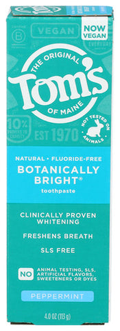 Toothpaste Whte Pepprmnt - 4 OZ (Case of 1)