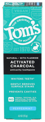 Toothpaste Chrcl Pprmnt - 4 OZ (Case of 1)